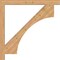 Ekena Millwork Westlake Block Smooth Bracket, Western Red Cedar, 3 1/2"W x 46"D x 46"H BKT04X46X46WTL05SWR - alternate 3